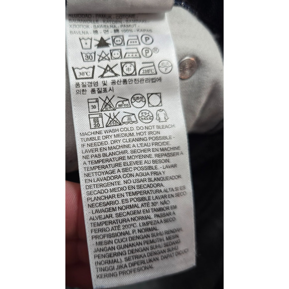 Levi's 514 Jeans Men's 34 x 28.5 Blue Dark Wash Classic Straight Fit Cotton EUC - Picture 6 of 16